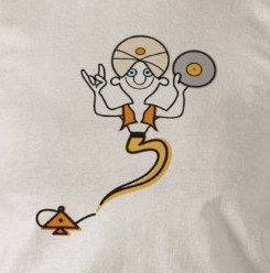 Yes, Genie also inspired the Rock & Roll Genie tees.