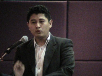  Hilman speaking at Kongres Mahasiswa Nasional (file pic)
